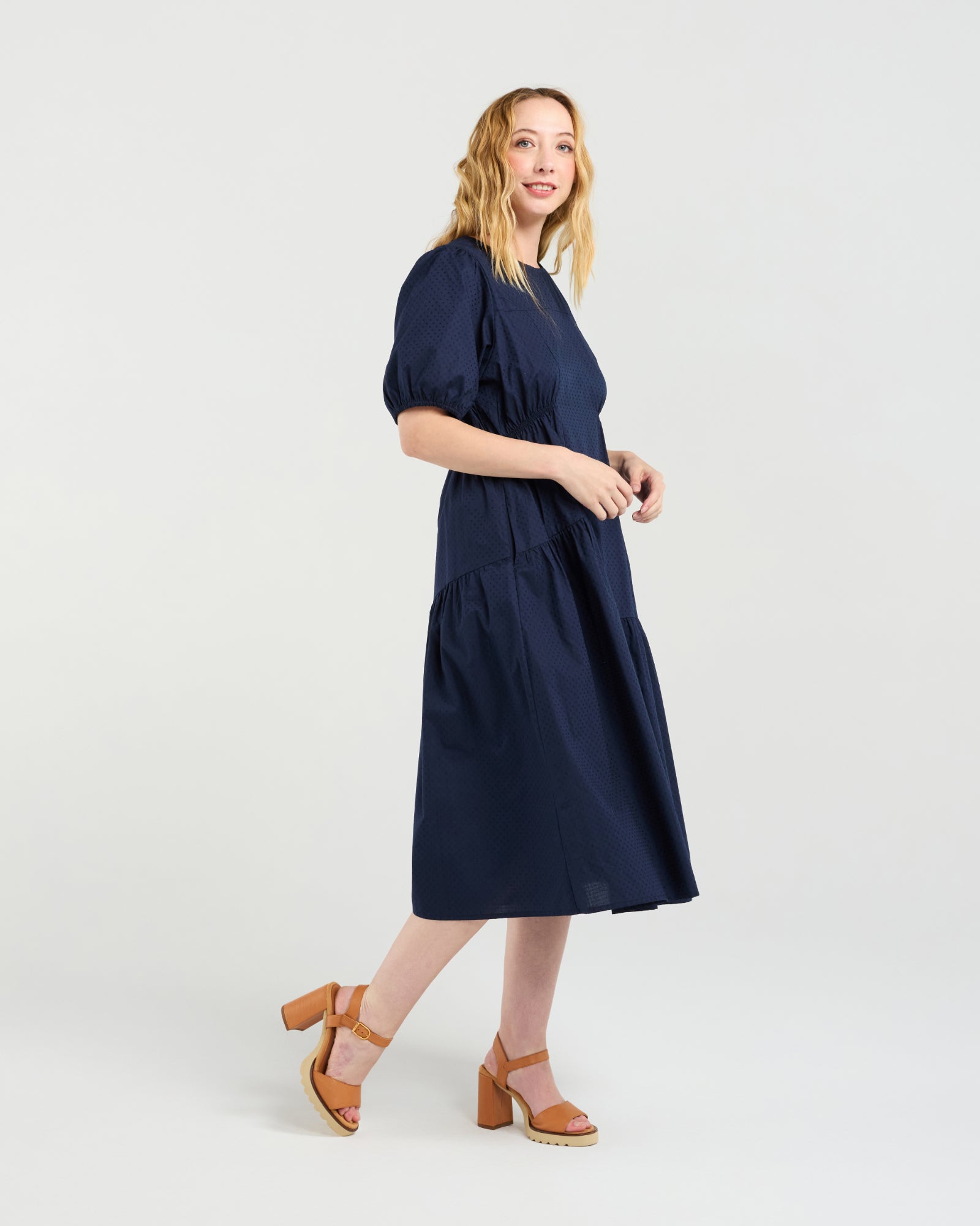Victoria Dress | Navy | Zafina