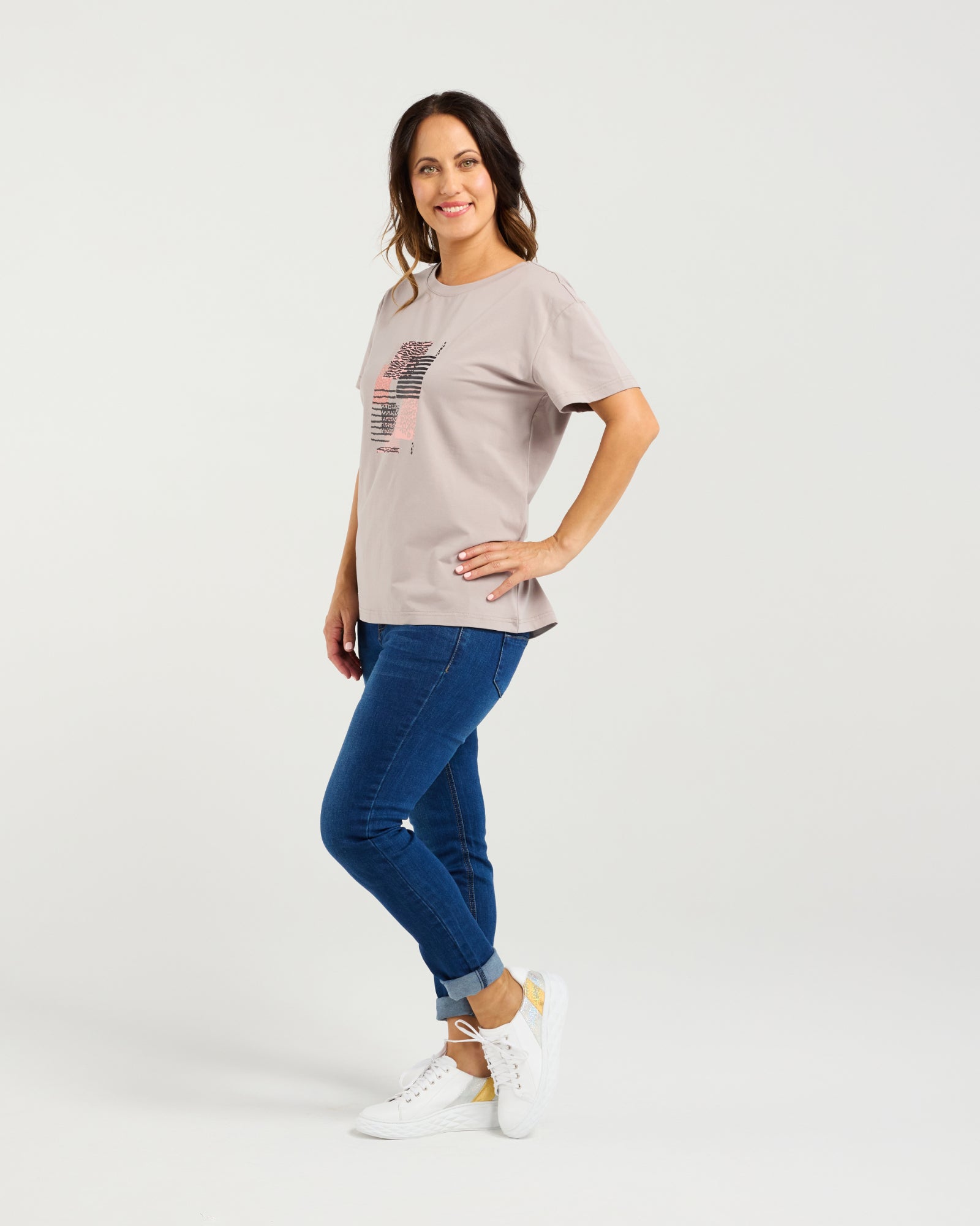 Livia Tee | Grey | Zafina