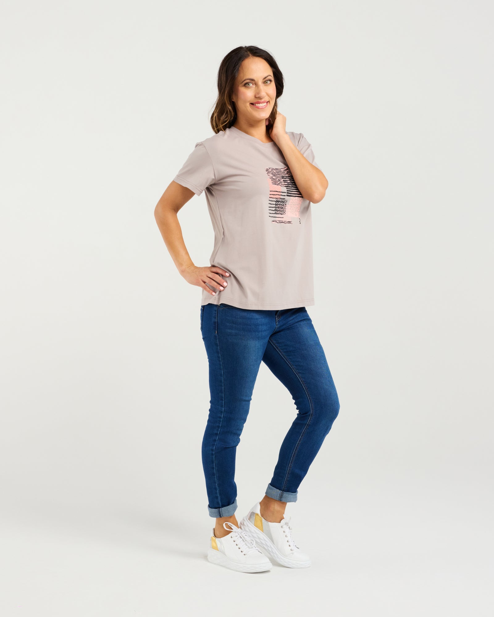 Livia Tee | Grey | Zafina