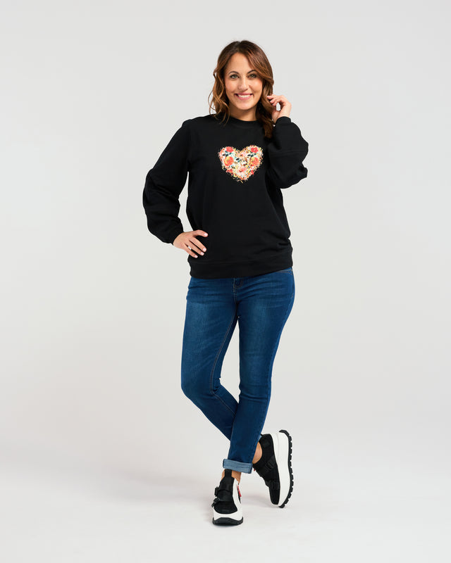 Louise Sweat | Black | Zafina