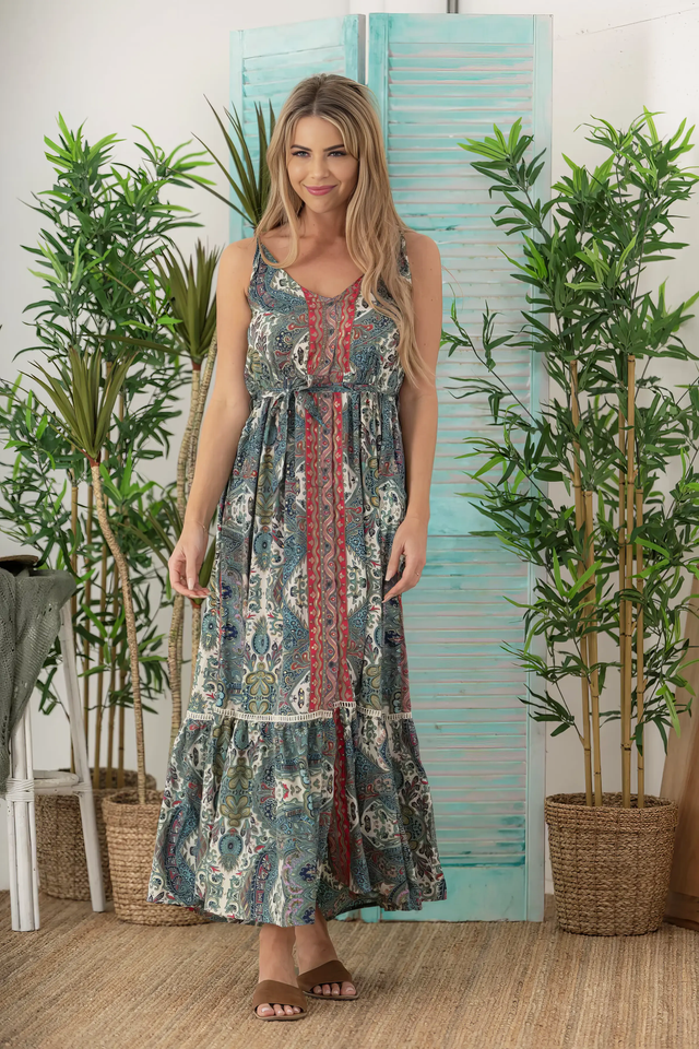 Calypso Maxi Pocket Dress | Cienna