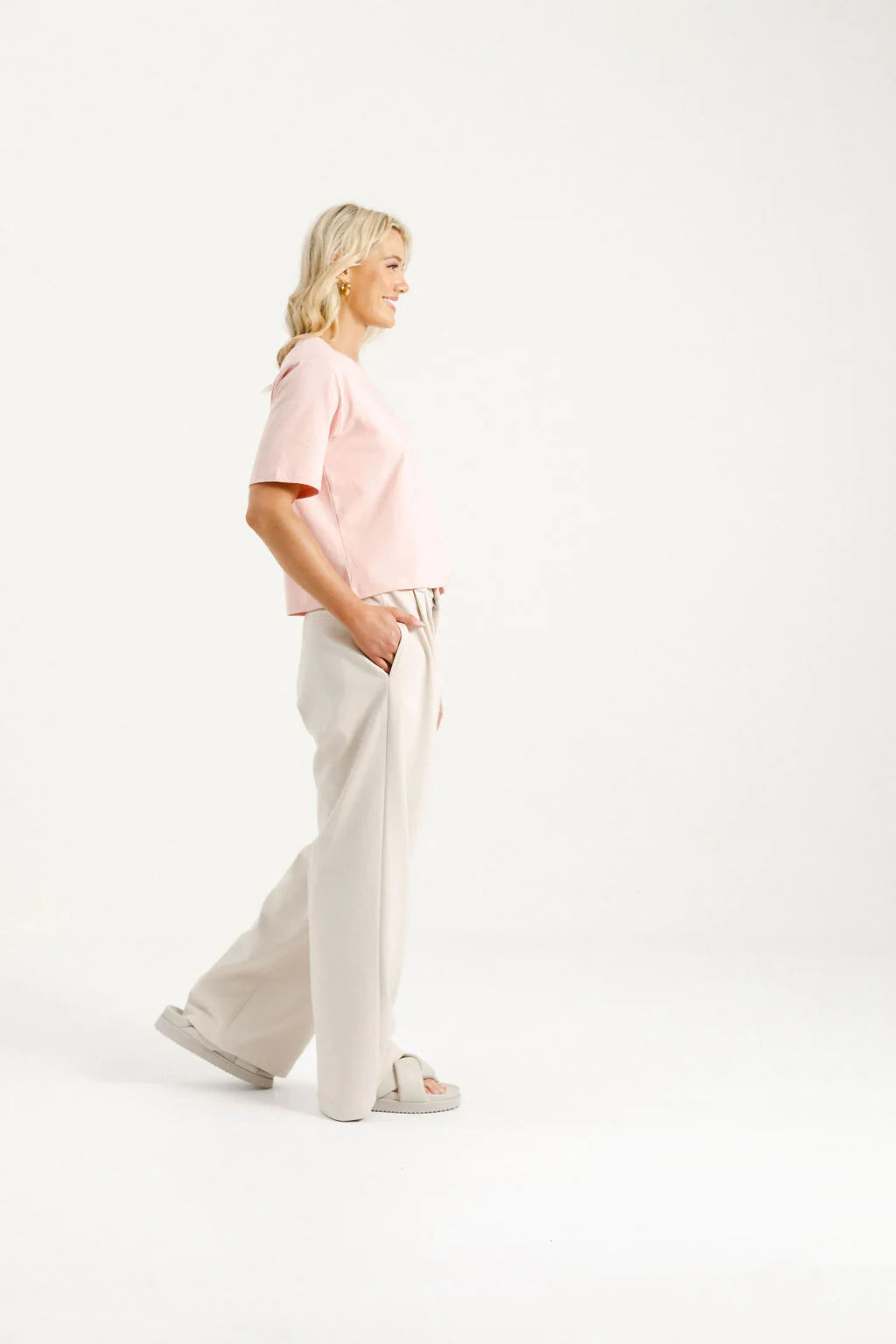 Finley Pant | Homelee | Ivory