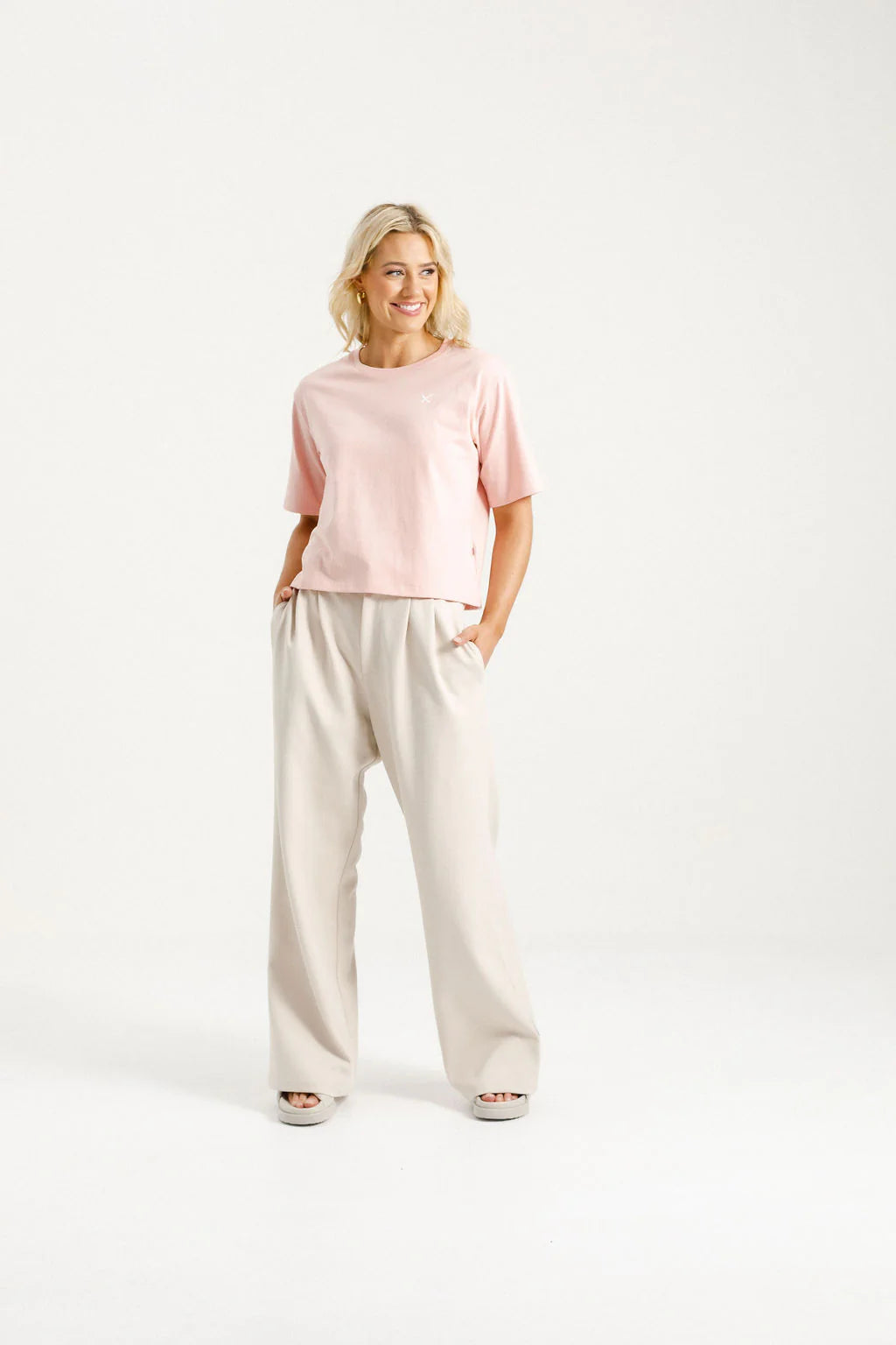 Finley Pant | Homelee | Ivory