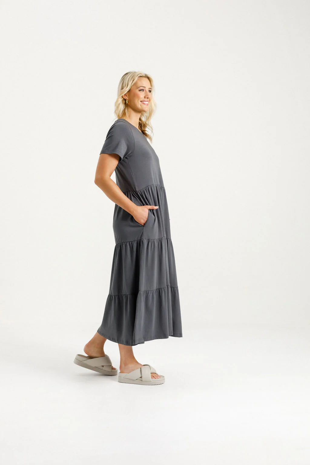 Kendall Dress | Homelee | Graphite