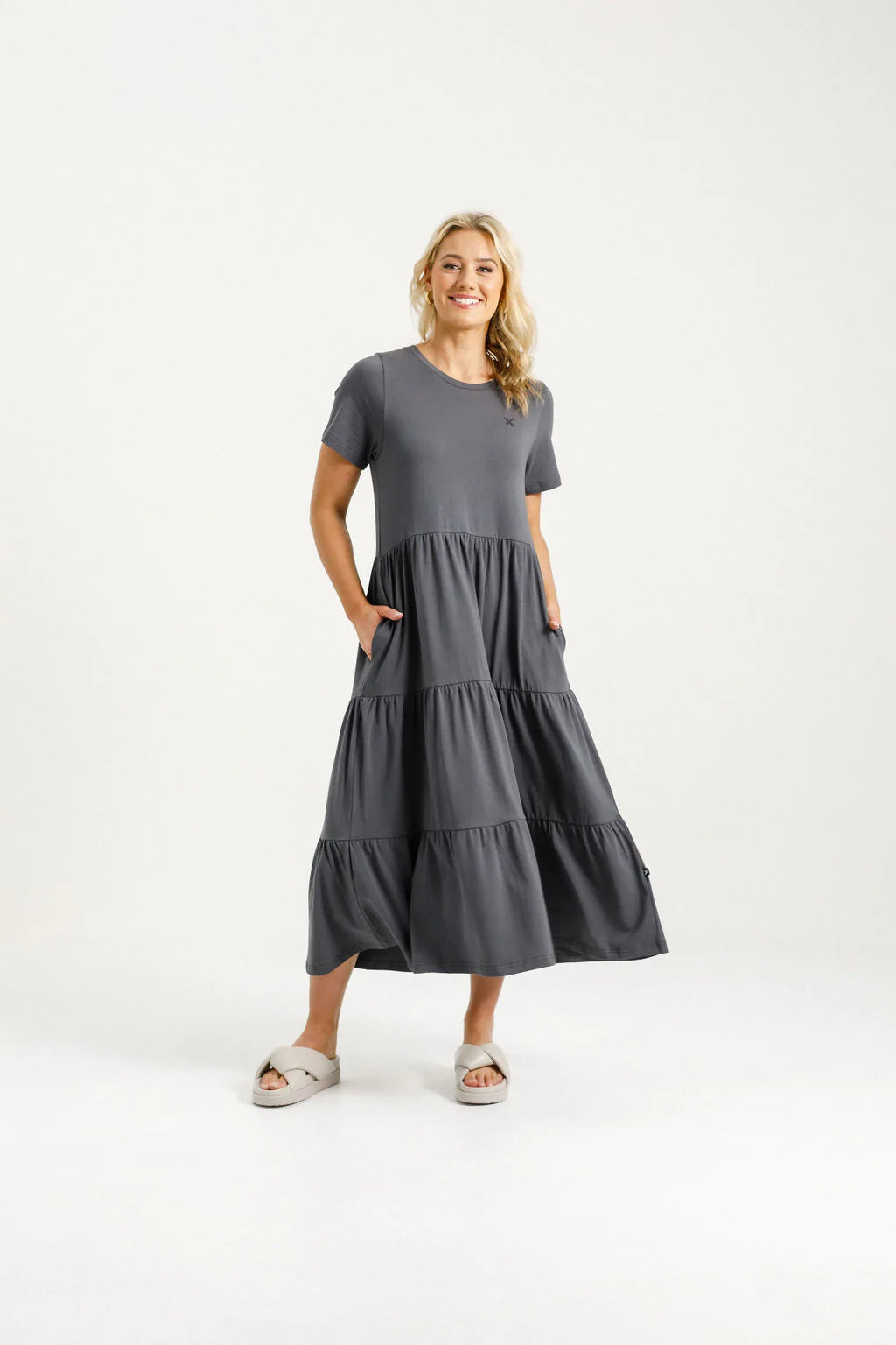 Kendall Dress | Homelee | Graphite