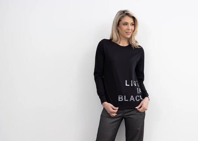 Live In Black Tee | Xlab