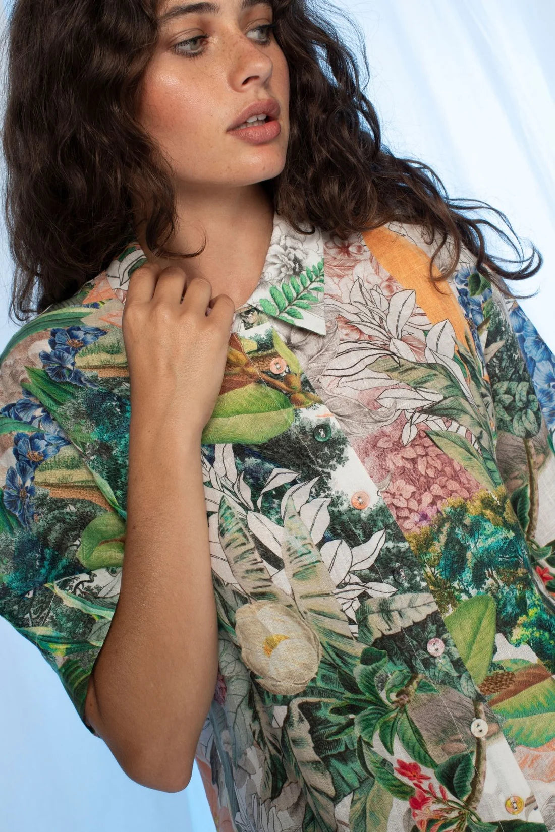 Carla Shirt | Tropicana | Kachel