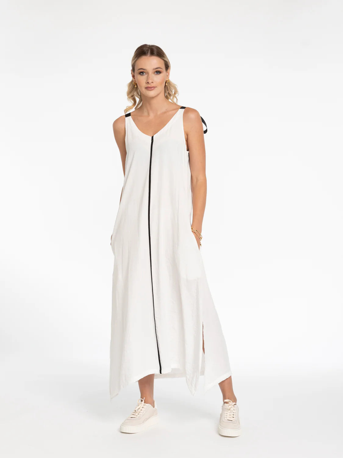 Live Life Reversible Dress | White