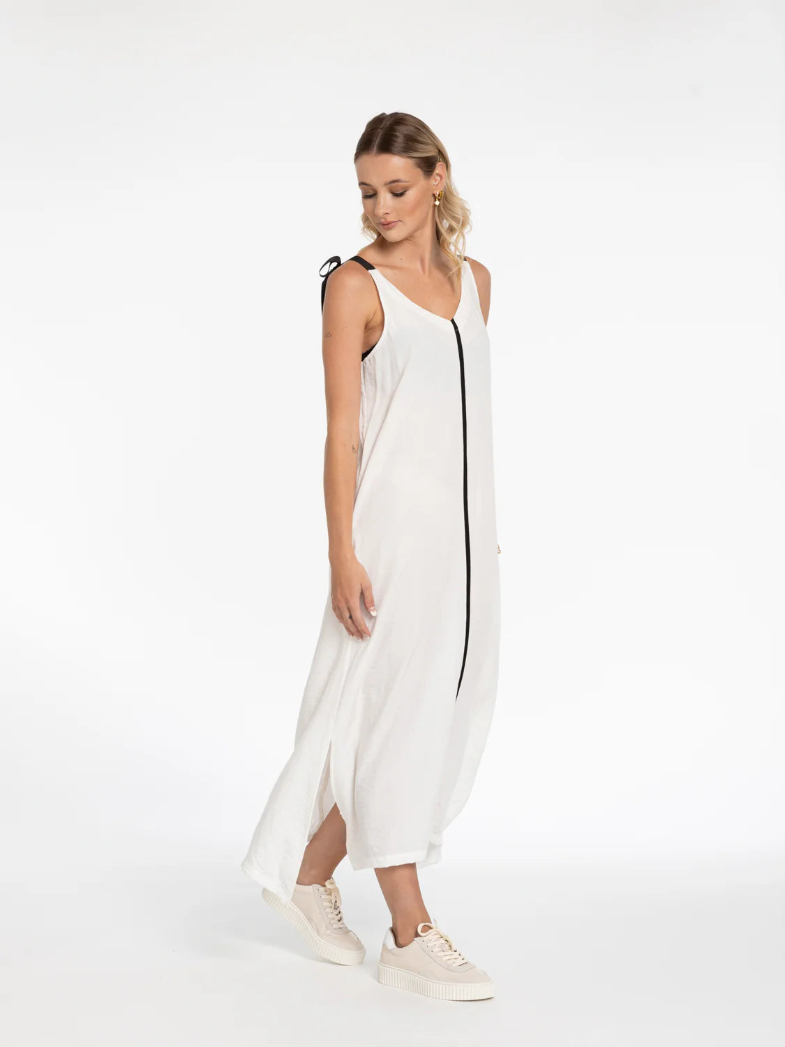 Live Life Reversible Dress | White