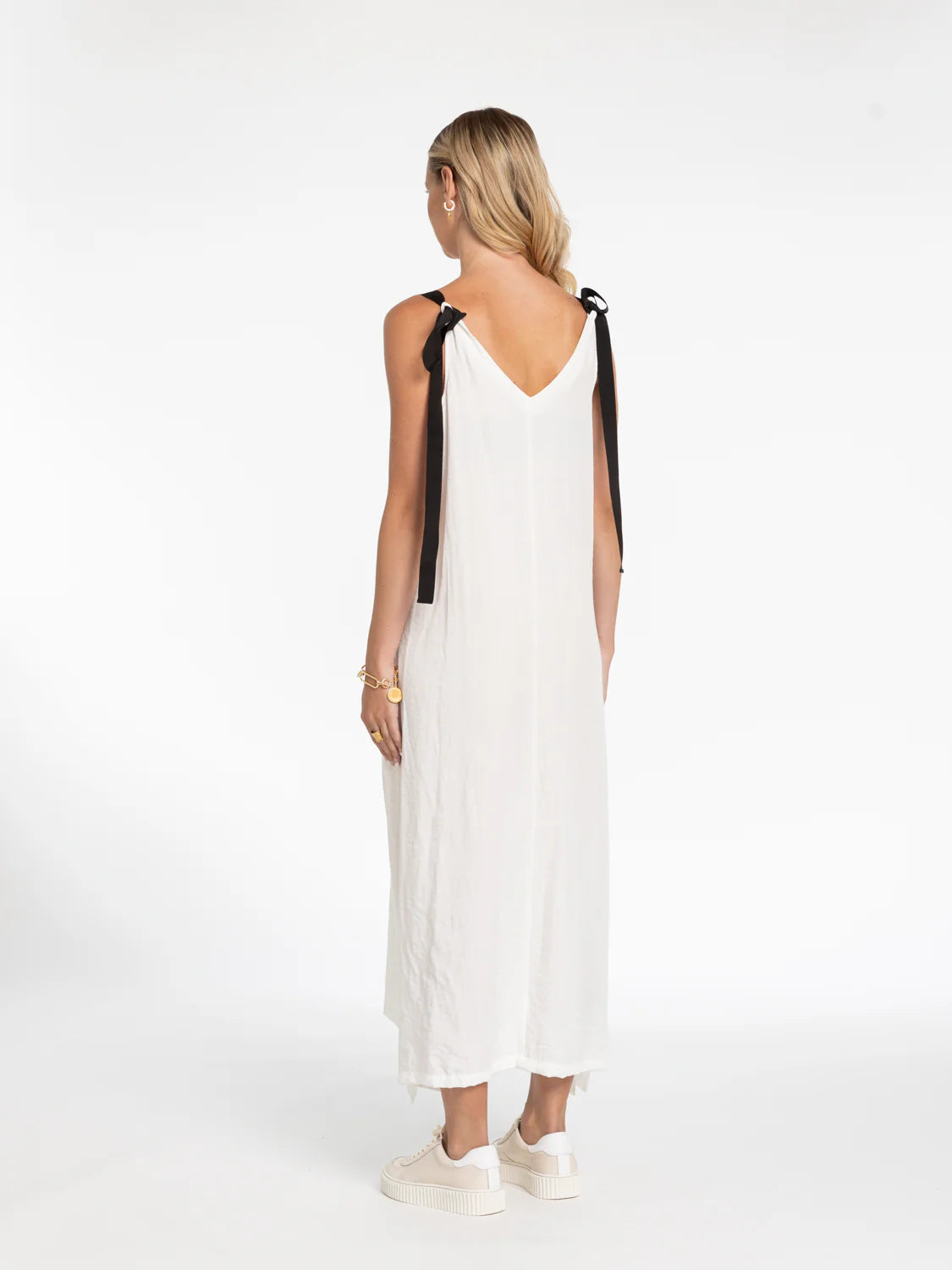 Live Life Reversible Dress | White